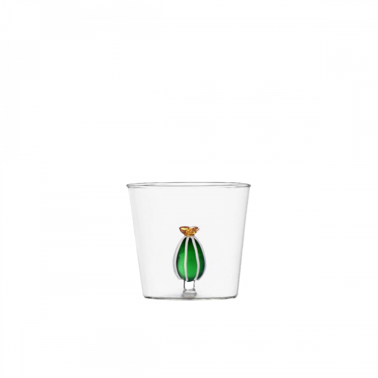 Ichendorf - Pohár s kaktusem s jantarovým květem 350 ml (983068)