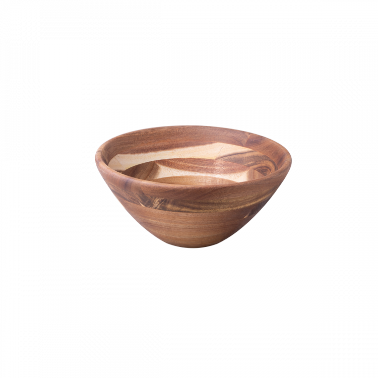 Miska na salát střední Akát o 25,4 cm – FLOW Wooden