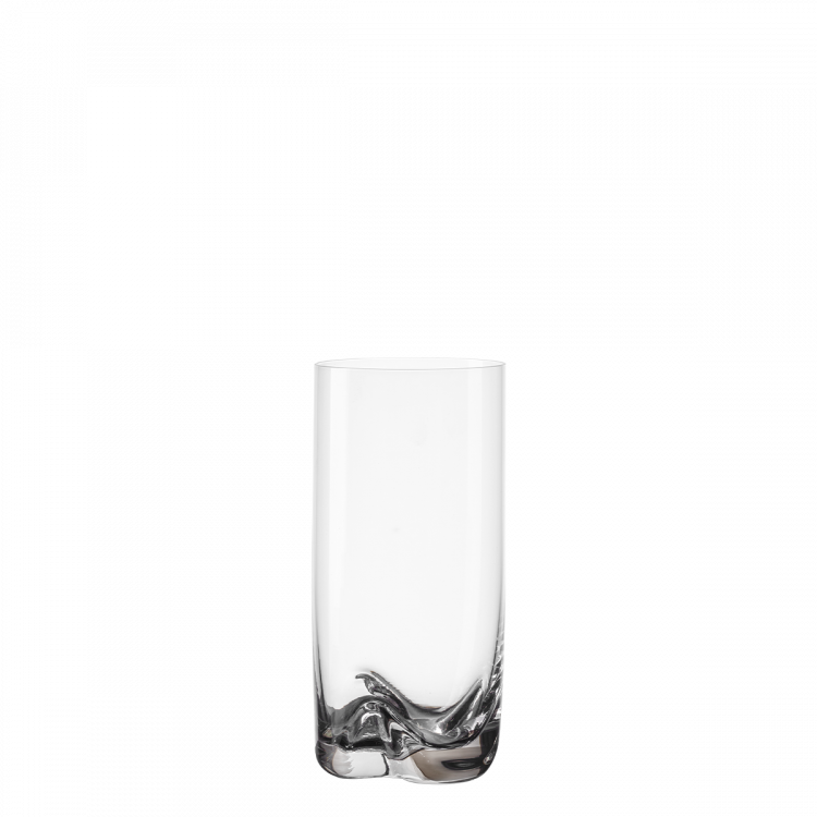 Lunasol - Poháre se šedým dnem Longdrink 350 ml, sada 6 ks - Anno Glas Lunasol Color (322128)