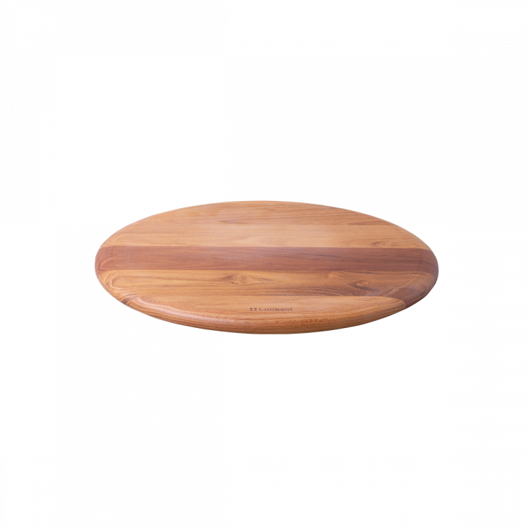Deska na krájení okrouhlá Teak o 35.6 cm – GAYA Wooden (593736)