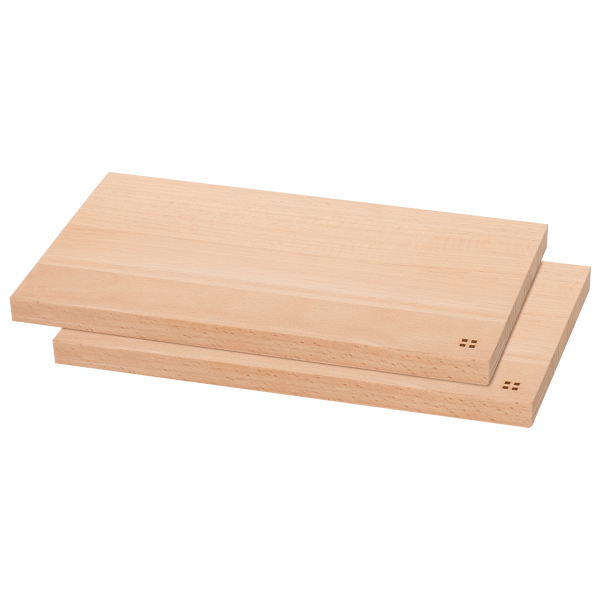 Dřevěná deska na krájení set 2 ks - Basic