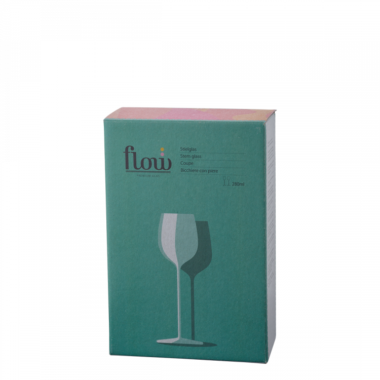Sklenice na bílé víno 280 ml set 2 ks - FLOW Glas Platinum Line