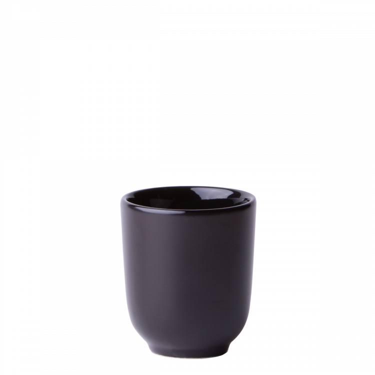 Lunasol - Šálek bez ouška černý 80 ml – Flow (453122)