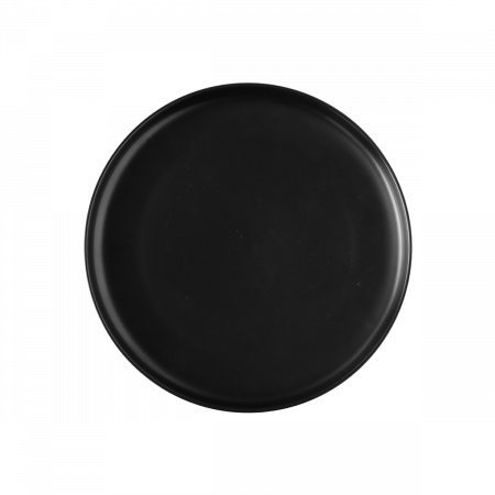 Dezertní talíř Coupe černý 20 cm – Flow