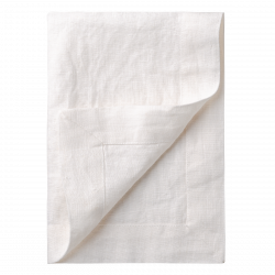 Bílé lněné prostírání 35 x 50 cm - Gaya Ambiente