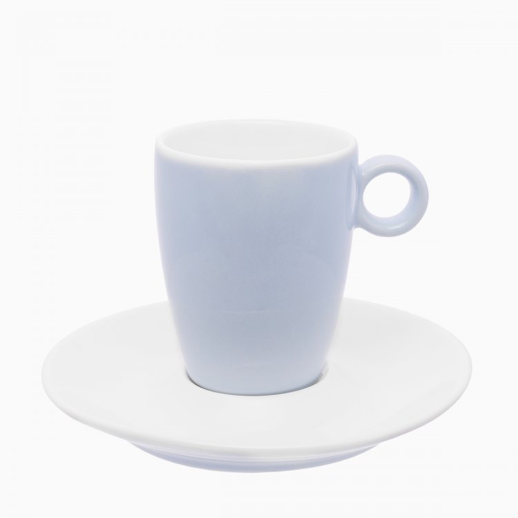 Kávový / čajový podšálek bleděmodrý 15 cm - RGB