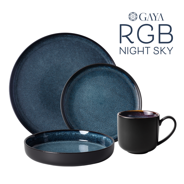 Levně Porcelánový set 16 ks - Gaya RGB Night Sky Lunasol