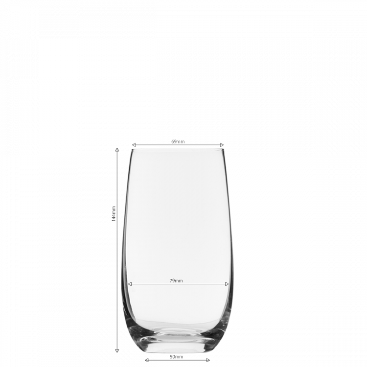Sklenice Long Drink 500 ml  set 4 ks – Premium Glas Optima
