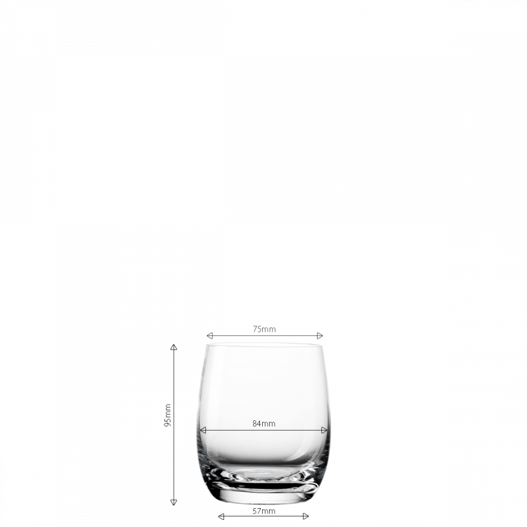 Poháry Tumbler 350 ml set 4 ks – Benu Glas Lunasol META Glass