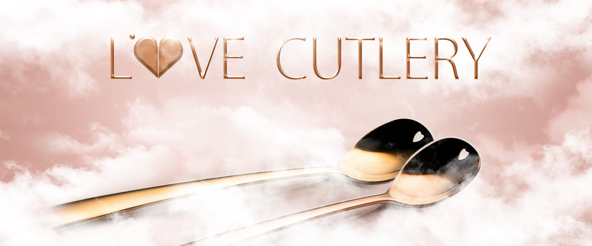 Objevte ikonickou kolekci LOVE CUTLERY v elegantních barevných provedeních