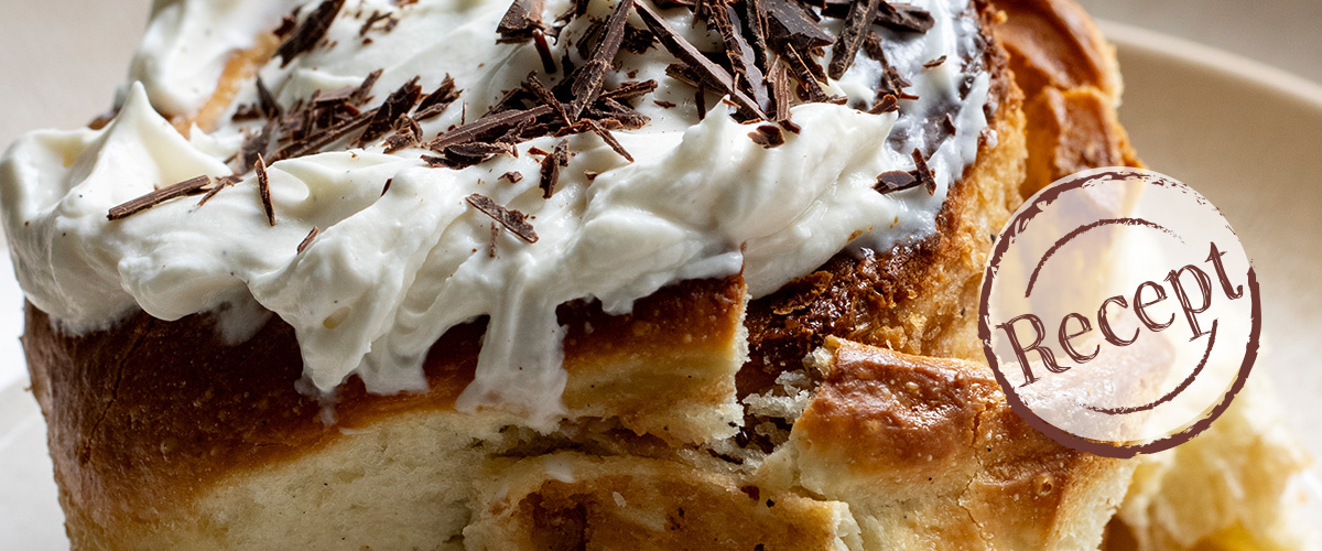 Kaštanovo-kávová vosí hnízda s mascarpone